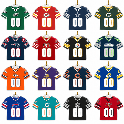 Football Jersey Inspired Ornament