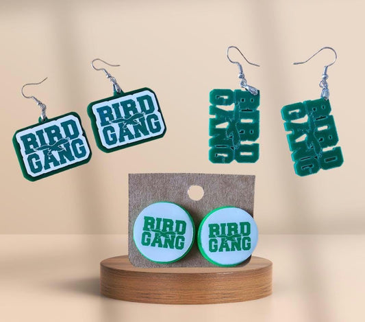 Philadelphia Eagles Bird Gang Acrylic Earrings