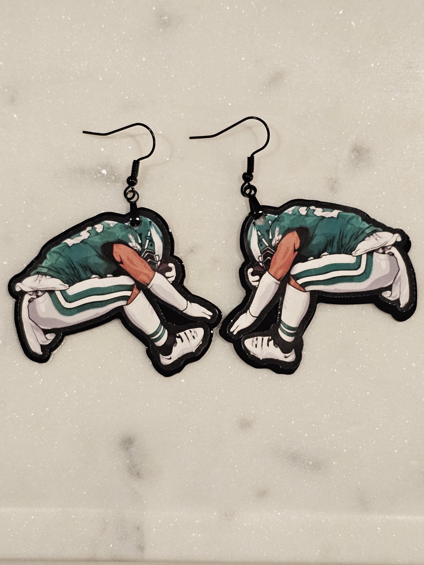 Saquon Barkley game day hurdle earrings
#saquon #gobirds #birdgang #eagles #barkley