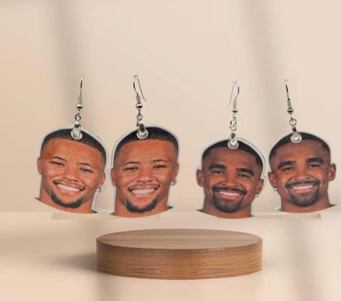 Philadelphia Eagles Player Earrings