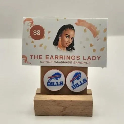 Buffalo Bills Football Earrings