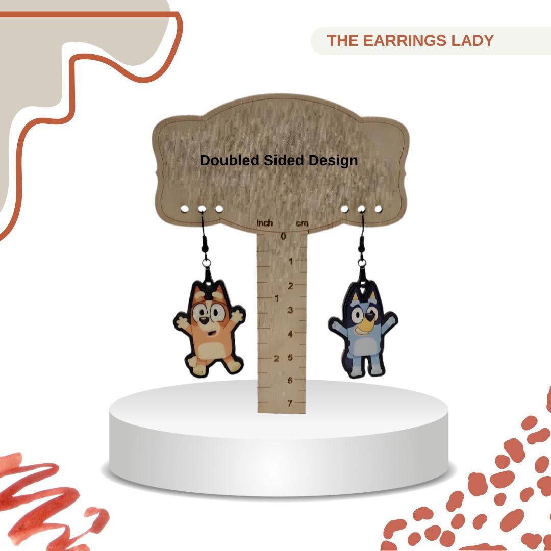 Bluey Earrings