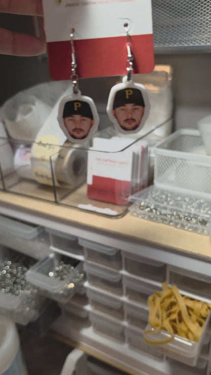 Paul Skenes Face Earrings