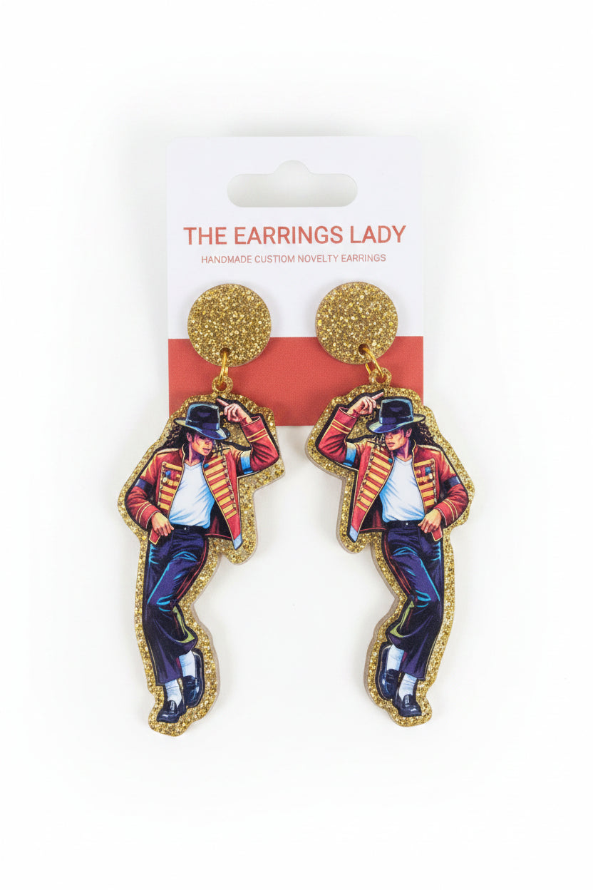 Michael Jackson Inspired Earrings