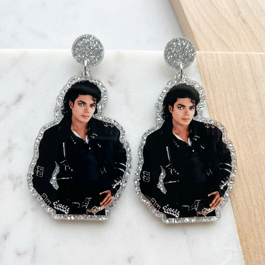 Michael Jackson BAD Earrings