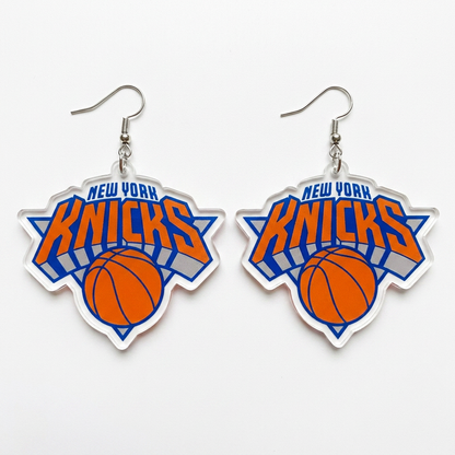 Knicks Dangle Earrings