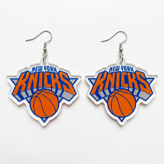 Knicks Dangle Earrings